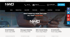 Desktop Screenshot of nottinghamwebdesign.com